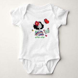 Wo der Frühling mich trifft Baby Strampler
