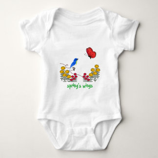 Wo der Frühling mich trifft Baby Strampler