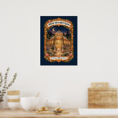 Wo der Garten leuchtet Poster (Küche)