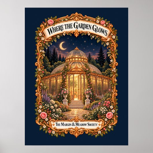 Wo der Garten leuchtet Poster (Vorne)