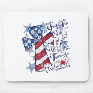 Wo der Geist des Herrn ist, ist Freiheit 4 Mousepad