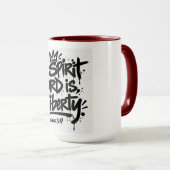 Wo der Geist ist Tasse (VorderseiteRechts)
