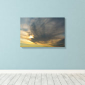 Wo der Himmel still wird Leinwanddruck (Insitu (Holzboden))