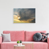 Wo der Himmel still wird Leinwanddruck (Insitu (Wohnzimmer))