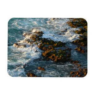 Wo der Ozean auf die Felsen trifft Magnet