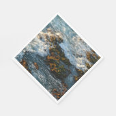 Wo der Ozean auf die Felsen trifft Serviette (Ecke)