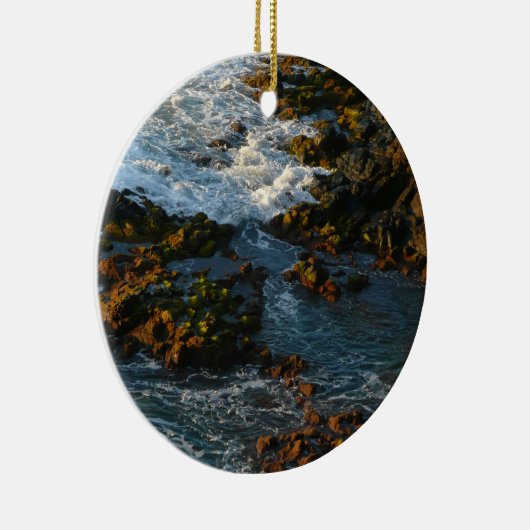 Wo der Ozean die Felsen trifft Keramikornament (Rechts)