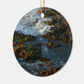 Wo der Ozean die Felsen trifft Keramikornament (Links)