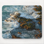 Wo der Ozean die Felsen trifft Mousepad (Vorne)