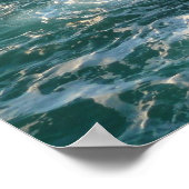 Wo der Ozean die Felsen trifft Poster (Ecke)