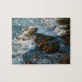 Wo der Ozean die Felsen trifft Puzzle (Horizontal)