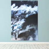Wo der Sturm den Wald trifft Leinwanddruck (Insitu (Holzboden))