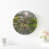 Wo der Willow Tree wächst Große Wanduhr (Zuhause)