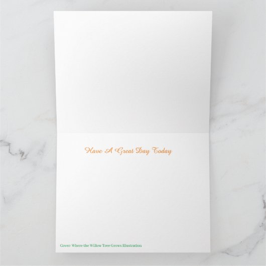 Wo der Willow Tree wächst Karte (Innenseite)