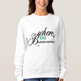 Wo die Baobabs den Himmel berühren - Madagaskar Sweatshirt