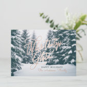 Wo die Baumgipfel glitzern Weihnachten (Stehend Vorderseite)