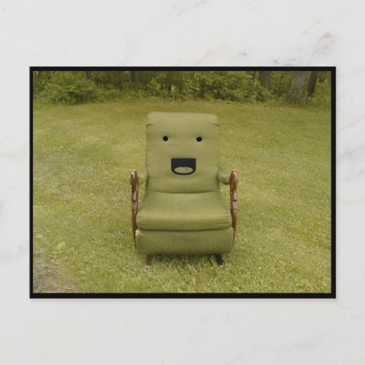 Wo die beruhigenden Dinge sind Postkarte (Vorderseite)