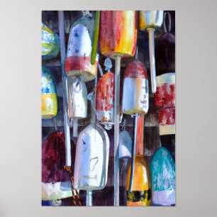 Wo die Bojen Plakate sind