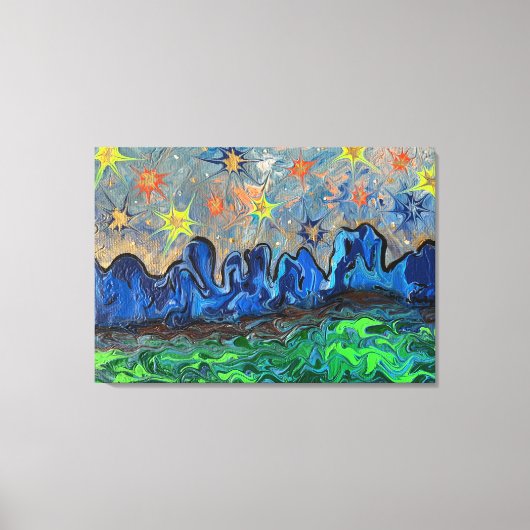 Wo die Buffalos roamen - Stretchierte Leinwände dr Leinwanddruck (Vorderseite)