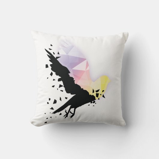 "Wo die Dunkelheit endet, beginnt die Hoffnung." Kissen (Vorderseite)