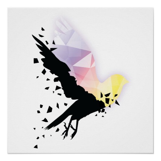 "Wo die Dunkelheit endet, beginnt die Hoffnung." Poster (Vorderseite)