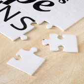 "Wo die Dunkelheit endet, beginnt die Hoffnung." Puzzle (Seite)