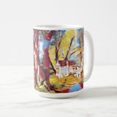 Wo die Einhörner Pop Art spielen, Kaffee Tasse (VorderseiteRechts)