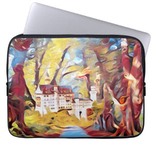 Wo die Einhörner Pop-Art spielen, Laptop-Hülle Laptopschutzhülle