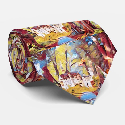 Wo die Einhörner Pop Art spielen, Neck Tie Krawatte (Gerollt)