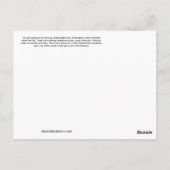 Wo die Erde Himmel trifft Postkarte (Rückseite)