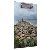 Wo die Felsen auf das Meer treffen - Bastion Point Klemmbrett (Rechts)