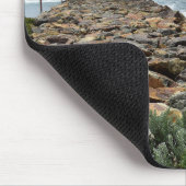 Wo die Felsen auf das Meer treffen - Bastion Point Mousepad (Ecke)