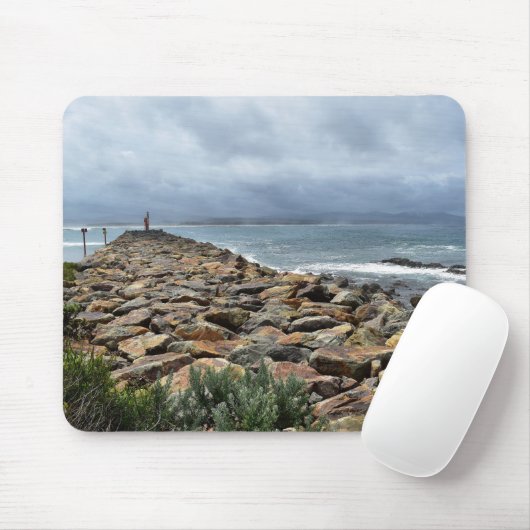 Wo die Felsen auf das Meer treffen - Bastion Point Mousepad (Mit Mouse)