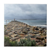 Wo die Felsen das Meer treffen - Ausgangspunkt Fliese (Vorderseite)