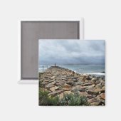 Wo die Felsen das Meer treffen - Ausgangspunkt Magnet (Vorderseite/Rückseite)