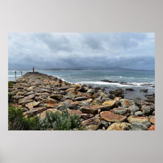 Wo die Felsen das Meer treffen - Ausgangspunkt Poster (Vorne)