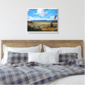Wo die Flagge noch weht Leinwanddruck (Insitu (Schlafzimmer))