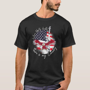 Wo die Freiheit wohnt, ist mein Land 4. Ju T-Shirt