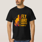 Wo die Funken fließen und die Sorgen ausbrechen T-Shirt (Vorderseite)