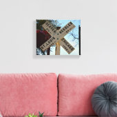 Wo die Gleise hinführen Leinwanddruck (Insitu (Wohnzimmer))