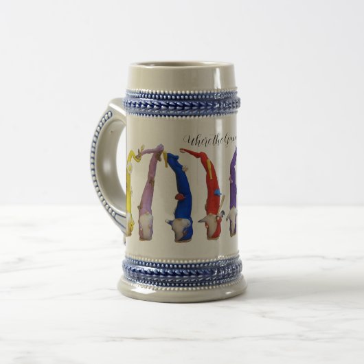 Wo die Gnome leben Bierglas (Vorderseite Links)