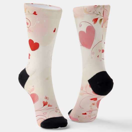Wo die Herzblumen wachsen Socken (Gewinkelt)