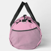 Wo die Kunst denkt Schwarz und Rosa Duffle Bag (Rechts)