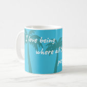 Wo die Leute nicht sind Kaffeetasse (Vorderseite Links)