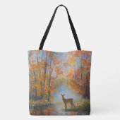 "Wo die Liebe bleibt" handgemalt Tasche (Rückseite)