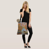 "Wo die Liebe bleibt" handgemalt Tasche (Am Model)