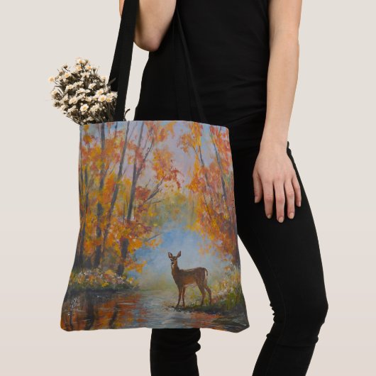 "Wo die Liebe bleibt" handgemalt Tasche (Von Nahem)