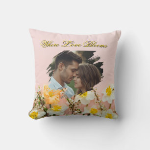 Wo die Liebe blüht Kissen Frühlingsromantik-Wurf