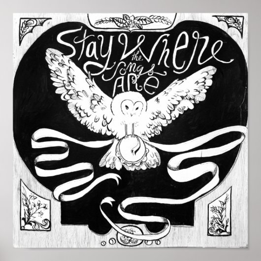 Wo die Lieder sind Poster (Vorne)