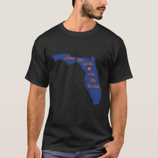 Wo die Mädchen der weiteste Gator-Staat von Flo si T-Shirt